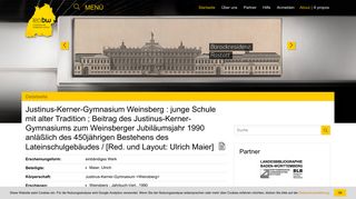 
                            12. Justinus-Kerner-Gymnasium Weinsberg junge Schule mit alter ...