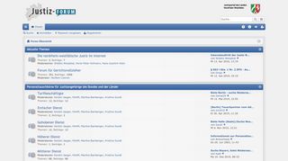 
                            3. Justizforum Nordrhein-Westfalen - Foren-Übersicht - Justizforum NRW