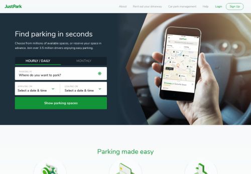
                            2. JustPark - The Parking App | Find parking in seconds