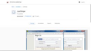 
                            8. JustSnipe - Chrome Webshop - Google