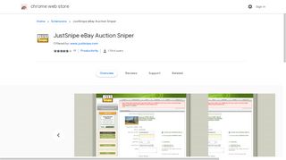 
                            7. JustSnipe eBay Auction Sniper - Google Chrome