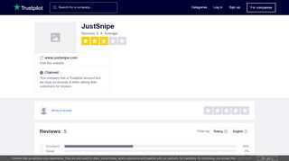 
                            11. JustSnipe Reviews | Read Customer Service Reviews of www ...