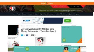 
                            9. Juvenal Vai Liberar 90 Milhões para Muricy Reformular o Time (Fox ...