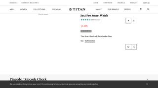 
                            7. Juxt Pro Smart Watch | Titan