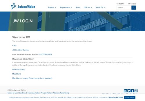 
                            6. JW Login – Jackson Walker | Meet JW
