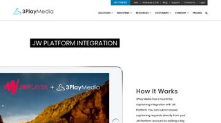 
                            9. JW Platform Integration – 3Play Media