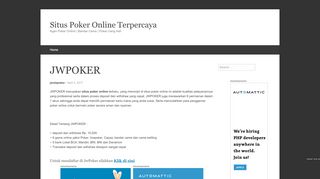 
                            11. JWPOKER | Situs Poker Online Terpercaya