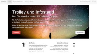
                            2. JWPublic: Öffentliches Zeugnisgeben für Trolley und Infostand ...