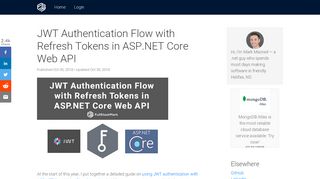 
                            5. JWT Authentication Flow with Refresh Tokens in ASP.NET Core Web ...