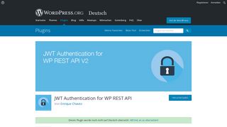 
                            9. JWT Authentication for WP REST API | WordPress.org