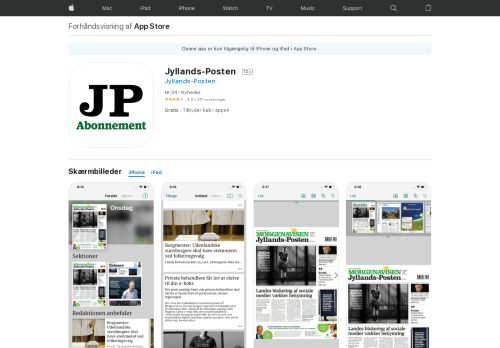 
                            13. Jyllands-Posten i App Store - iTunes - Apple