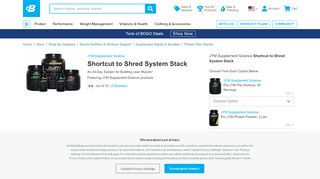 
                            8. JYM Supplement Science Shortcut to Shred System Stack at ...