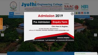 
                            2. Jyothi Engineering College is a NAAC accredited college with NBA ...