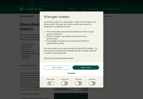 
                            12. Jyske Netbank Erhverv - ekstra funktioner til dig - Jyske Bank