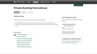 
                            11. Jyske Netbank Hilfe - Jyske Bank