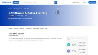 
                            11. K-12 Blended & Online Learning | Coursera