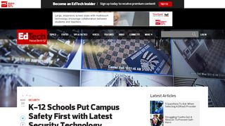 
                            9. K-12 Schools Put Campus Safety First with Latest Security Technology