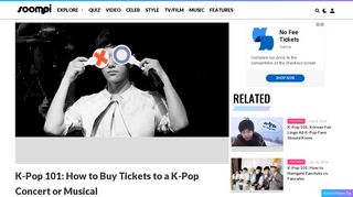 
                            6. K-Pop 101: How to Buy Tickets to a K-Pop Concert or Musical | Soompi