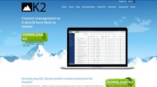 
                            11. K2 | The powerful content extension for Joomla! developed by ...