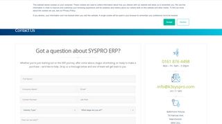 
                            9. k3 Syspro contact details | ERP Solutions & Software From K3 Syspro