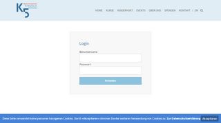 
                            6. K5-Login-Formular - K5 Basler Kurszentrum