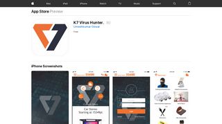 
                            9. K7 Virus Hunter. on the App Store - iTunes - Apple