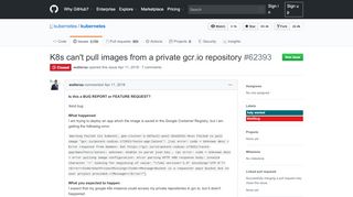 
                            3. K8s can't pull images from a private gcr.io repository · Issue #62393 ...