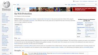 
                            9. K9 Web Protection - Wikipedia