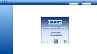 
                            2. KAAW Mitarbeiterportal