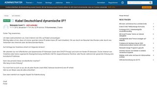 
                            11. Kabel Deutschland dynamische IP - Administrator