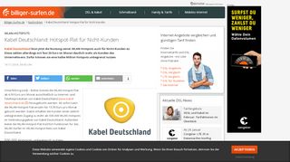 
                            13. Kabel Deutschland: Hotspot-Flat für Nicht-Kunden - Billiger-Surfen.de