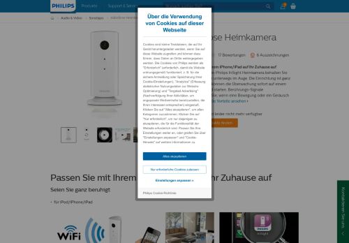 
                            2. Kabellose Heimkamera M100/12 | Philips