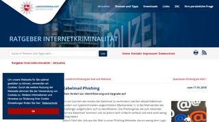 
                            7. Kabelmail Phishing - Der Ratgeber Internetkriminalität der Polizei ...