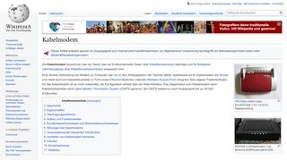 
                            10. Kabelmodem – Wikipedia