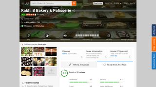 
                            12. Kabhi B Bakery & Patisserie, Nadiad - Bakeries - Justdial