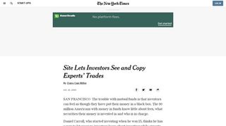
                            7. KaChing Lets Investors See and Mirror Experts' Trades - The New ...