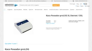 
                            9. Kaco Powador-proLOG XL Eternet / DSL | Kaco | Zubehör | Memodo