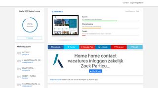 
                            9. kadaster.nl - Gratis Zoekmachine Optimalisatie rapport