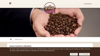 
                            3. Kaffee-Service für Betriebe - coffee at work