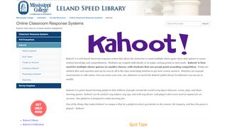 
                            6. Kahoot! - Online Classroom Response Systems - LibGuides at ...