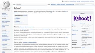 
                            10. Kahoot! – Wikipedia