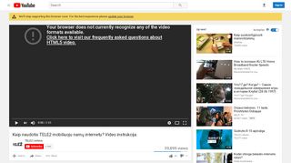 
                            10. Kaip naudotis TELE2 mobiliuoju namų internetu? Video instrukcija ...