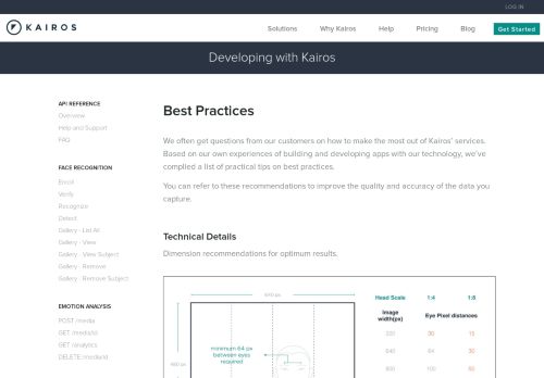 
                            11. Kairos: Best Practices for Developing with Face Recognition