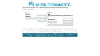 
                            7. Kaiser Foundation Health Plan of Washington - velocitypayment.com