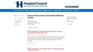 
                            10. Kaiser Permanente Santa Rosa Medical Center - Hospital Council of ...