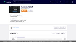 
                            4. Kaizenglobal Reviews | Read Customer Service Reviews of www ...