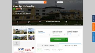 
                            11. Kakatiya University, Hanamkonda - Universities in Warangal - Justdial