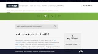 
                            3. Kako da koristim UniFi? | Telemach BIH PROD