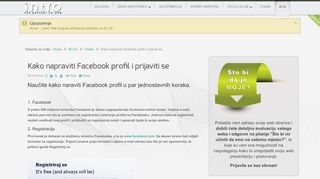 
                            5. Kako napraviti Facebook profil i prijaviti se - Studio INTRO