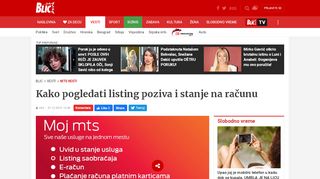 
                            6. Kako pogledati listing poziva i stanje na računu - Blic